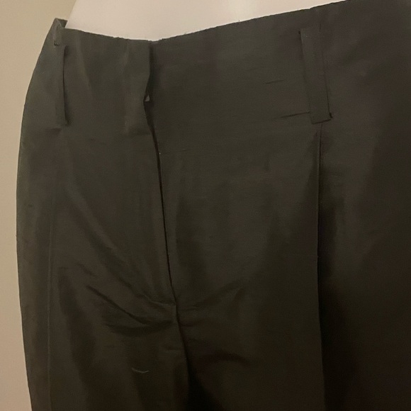 Carlisle Black Silk Pleated Pants Women’s Size US 0 - Picture 5 of 5